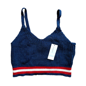 Red white and blue American Eagle knit top new with tags